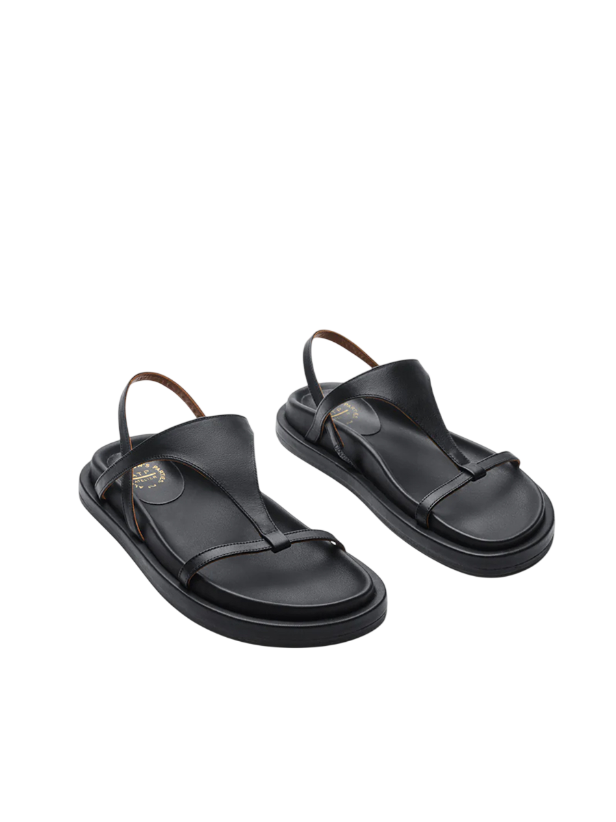 ATP Atelier Ultimo Sandals Black – Leather Comfy Sandals Women