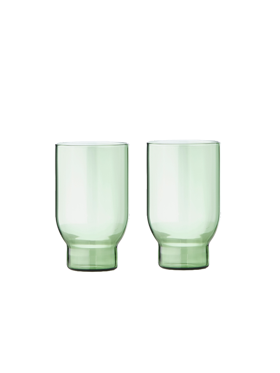 Wasserglas Grün – Mundgeblasen & Zeitlos
