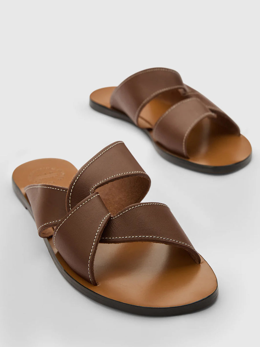 Allai Sandalen Cannella/Contrast Stitch