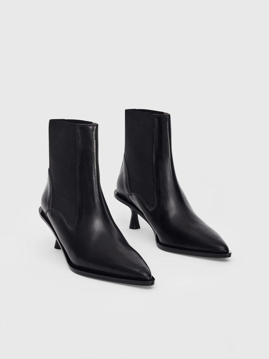 Trino Bootie Black Vacchetta