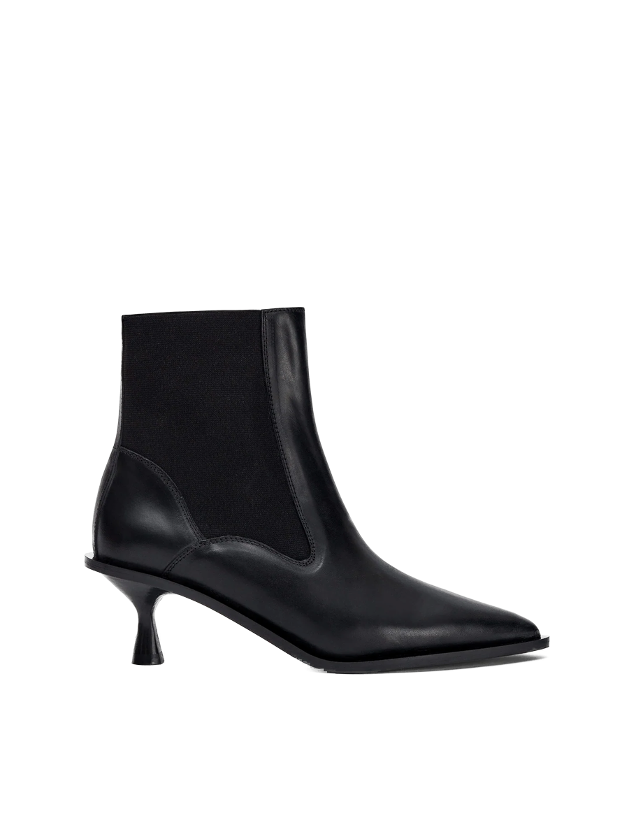 Trino Bootie Black Vacchetta