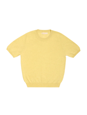 Emer Cashmere T-Shirt Pale Yellow