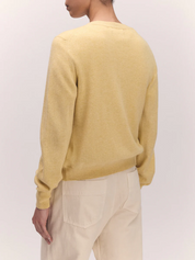 Enya Cashmere Cardigan Pale Yellow