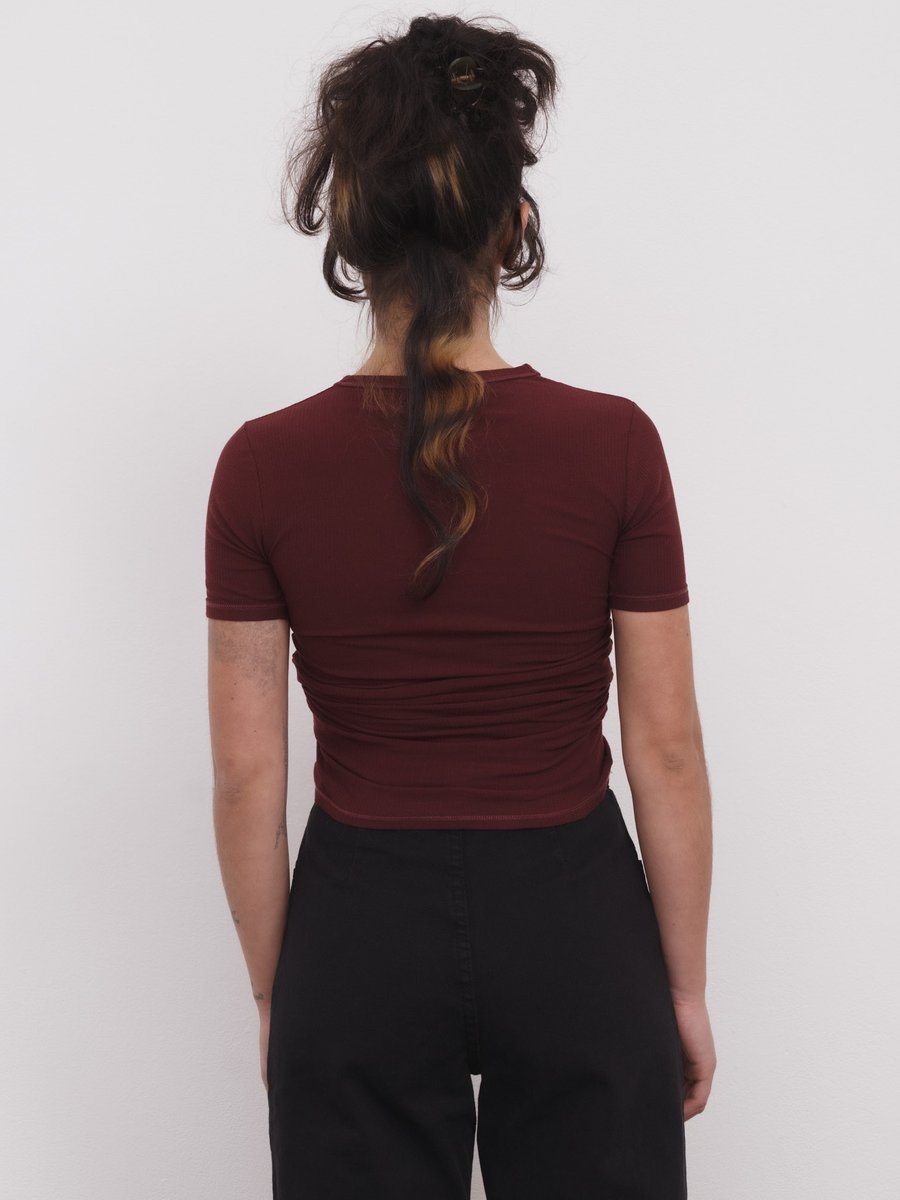 Heart Short Sleeve Red