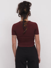 Heart Short Sleeve Red