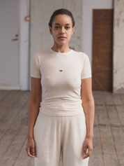 Heart Short Sleeve Undyed