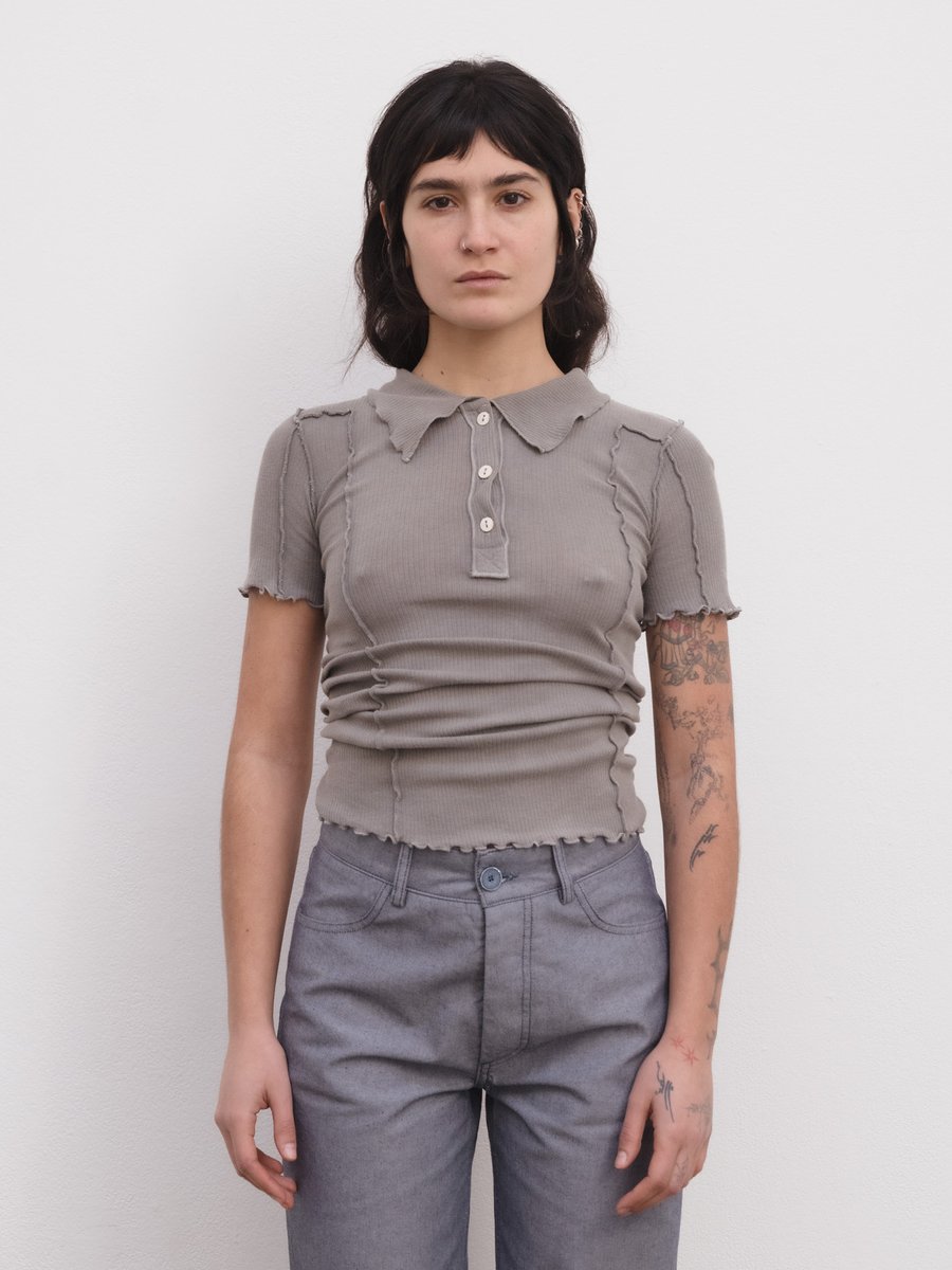 Omato Polo T-Shirt Grey