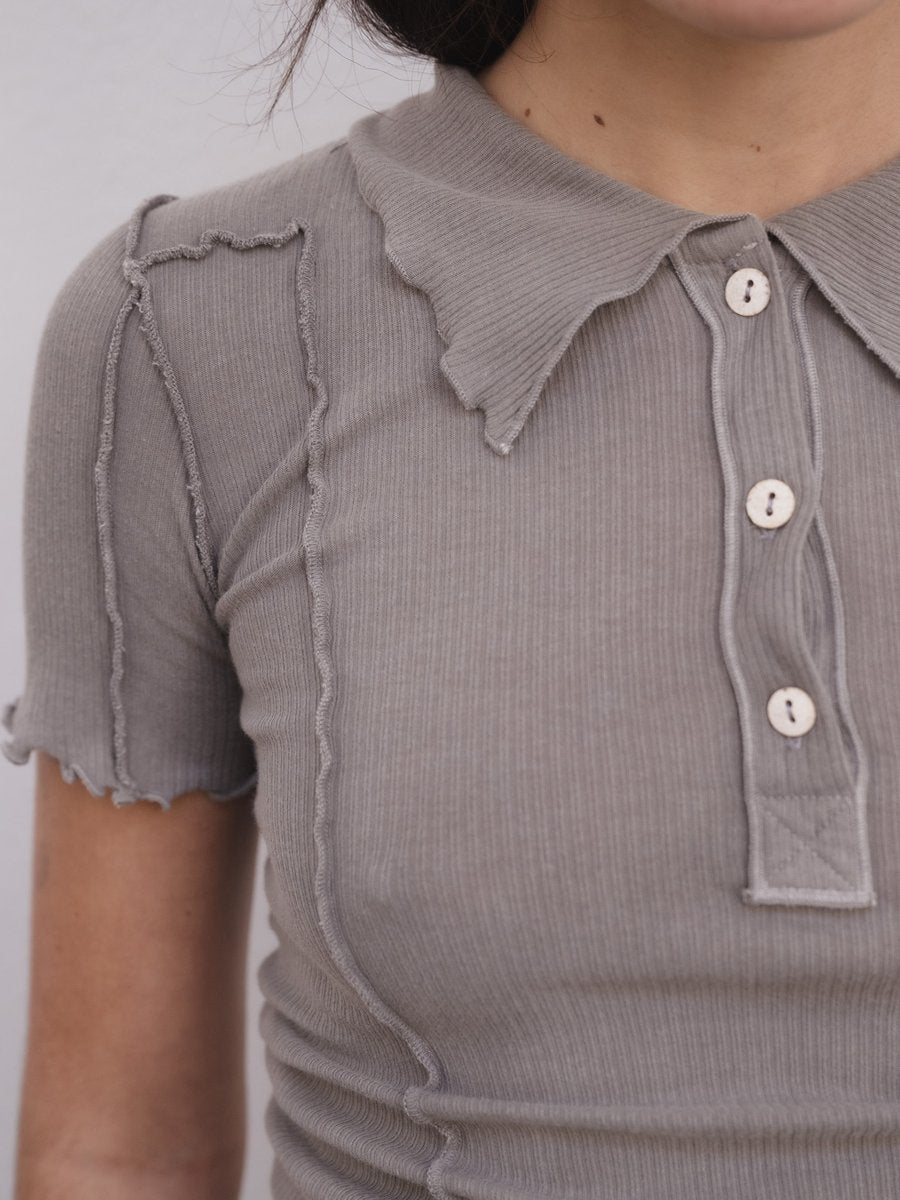Omato Polo T-Shirt Grey