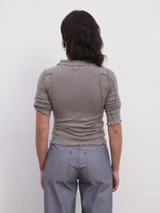 Omato Polo Long Sleeve Grey