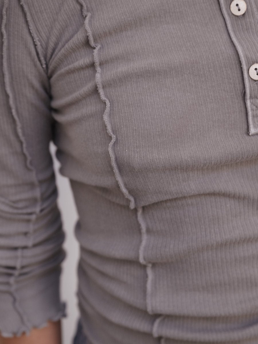 Omato Polo Long Sleeve Grey