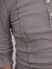 Omato Polo Long Sleeve Grey