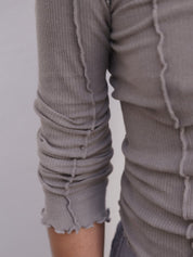 Omato Polo Long Sleeve Grey
