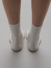 Rib Overankle Socks Undyed