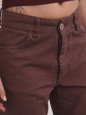 Tajo Pants Wide Brown