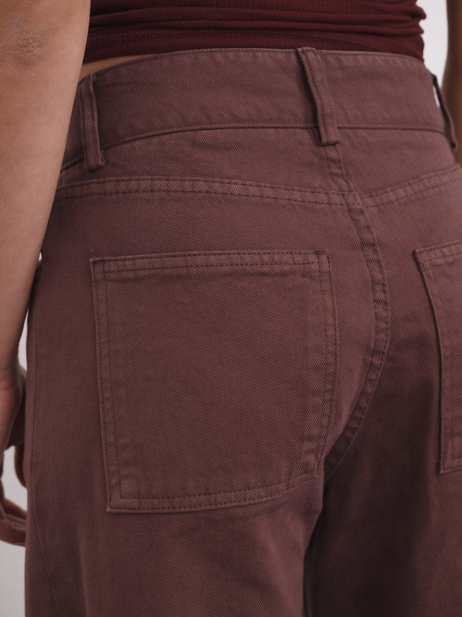 Tajo Pants Wide Brown