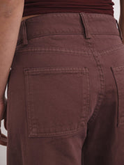 Tajo Pants Wide Brown
