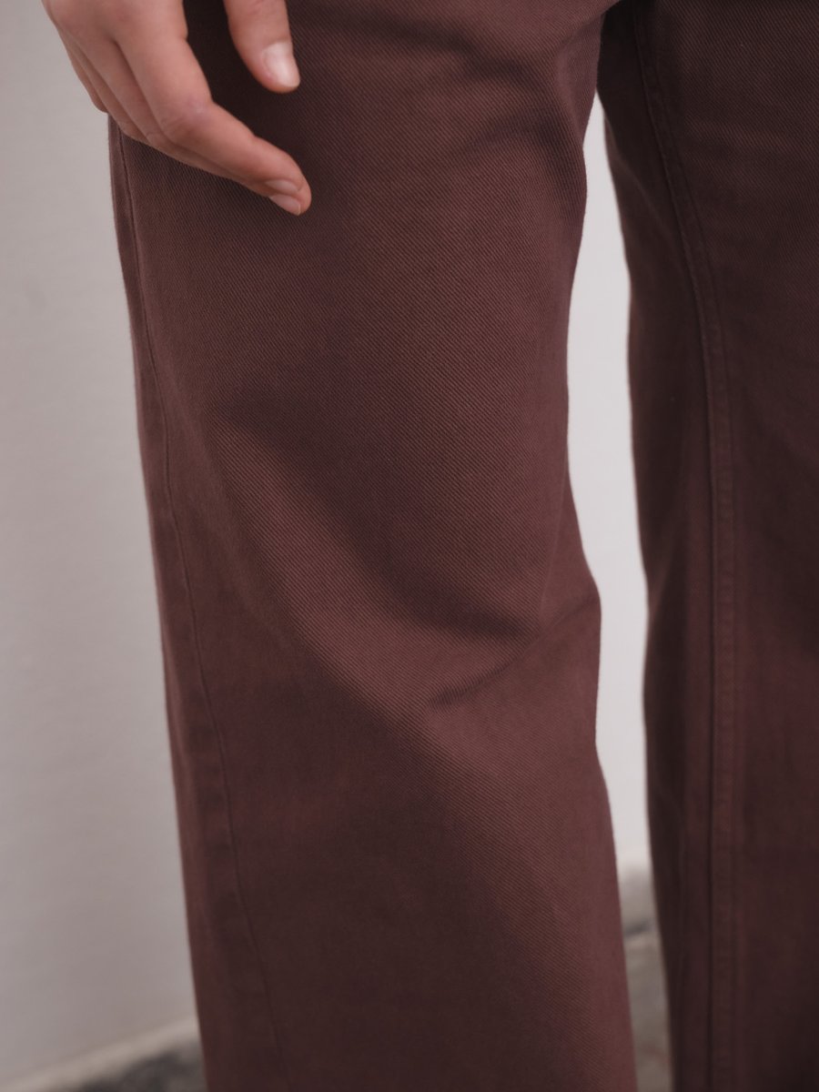 Tajo Pants Wide Brown