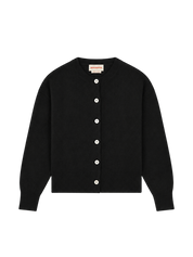 Ada Crewneck Cardigan Black