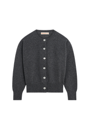 Ada Crewneck Cardigan Derby Grey