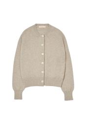 Ada Crewneck Cardigan Oat