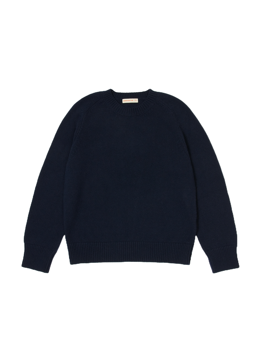 Rosha Shrunken Crewneck Navy