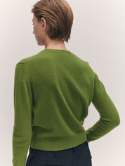 Sligo V-Neck Pickle Green