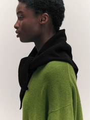 XL Cashmere Foulard Black