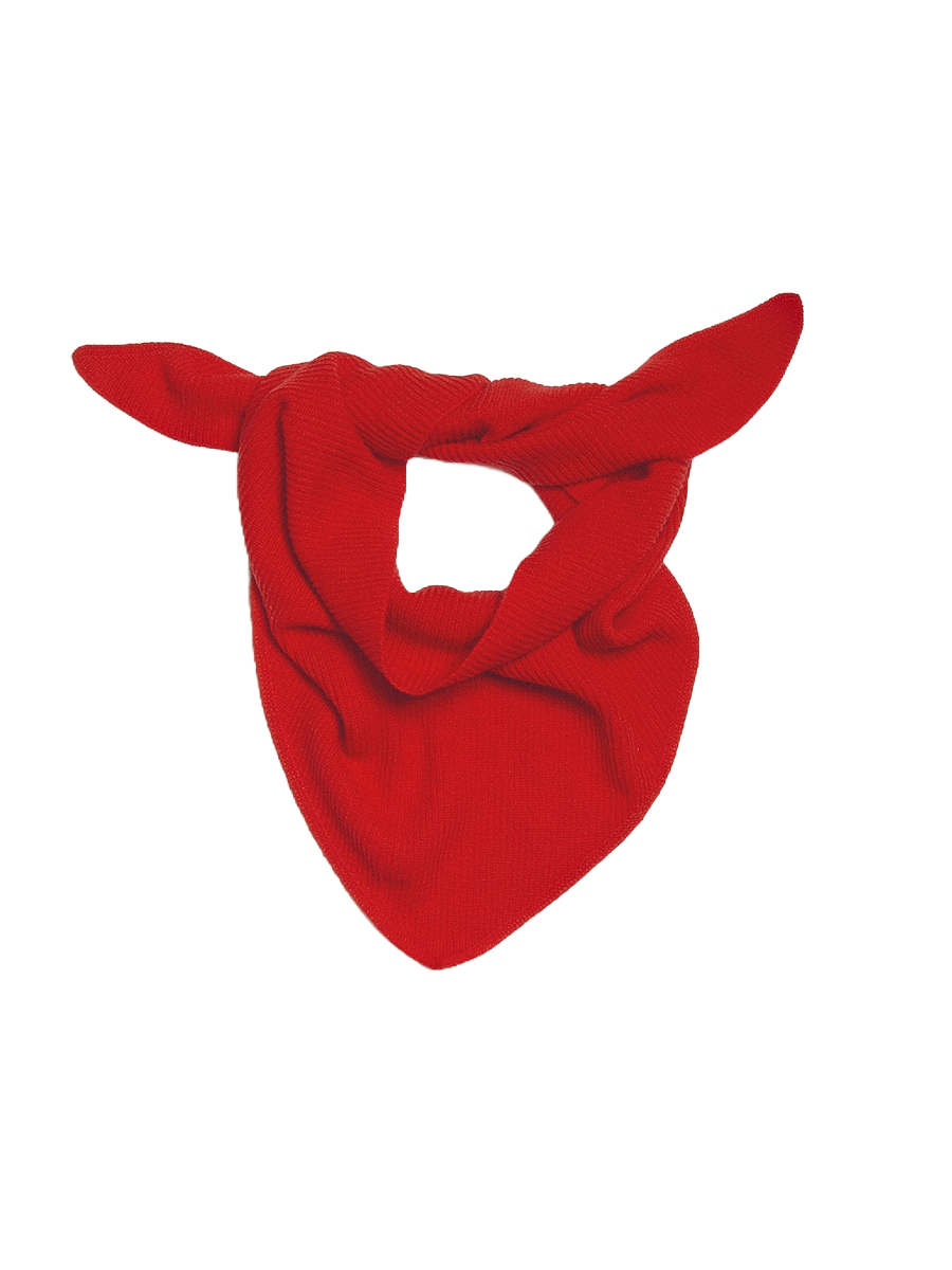 XL Cashmere Foulard Poppy Red