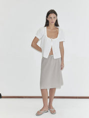 Basic Skirt Grey