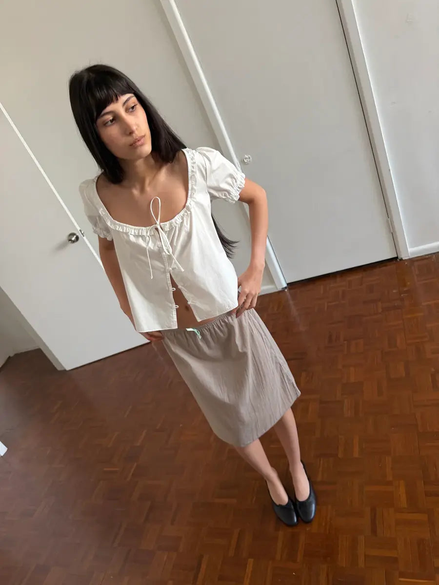 Basic Skirt Grey