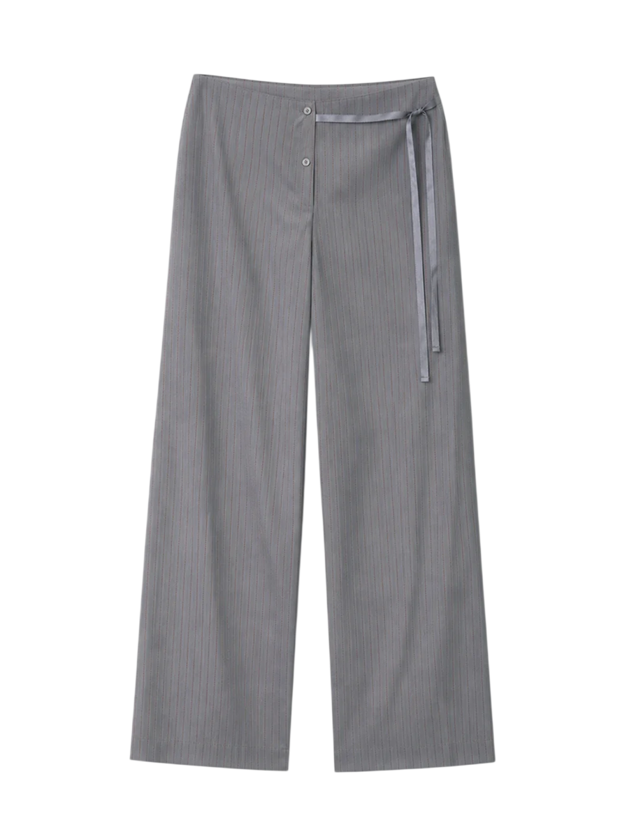 Boxer Pant Grey Stripe