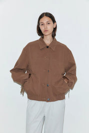 Button Up Jacket Brown