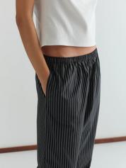Ease Trouser Mono Stripe