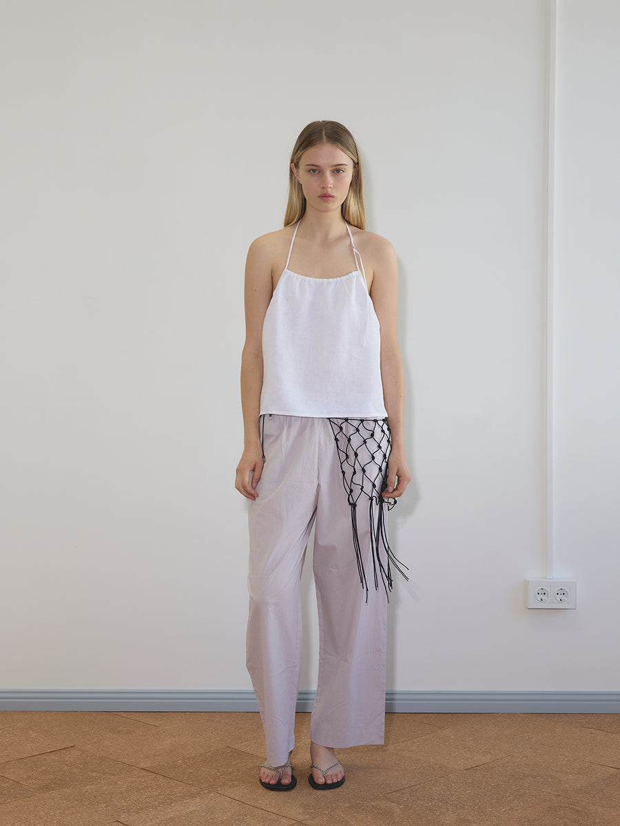 Ease Trousers Lilac Stripes