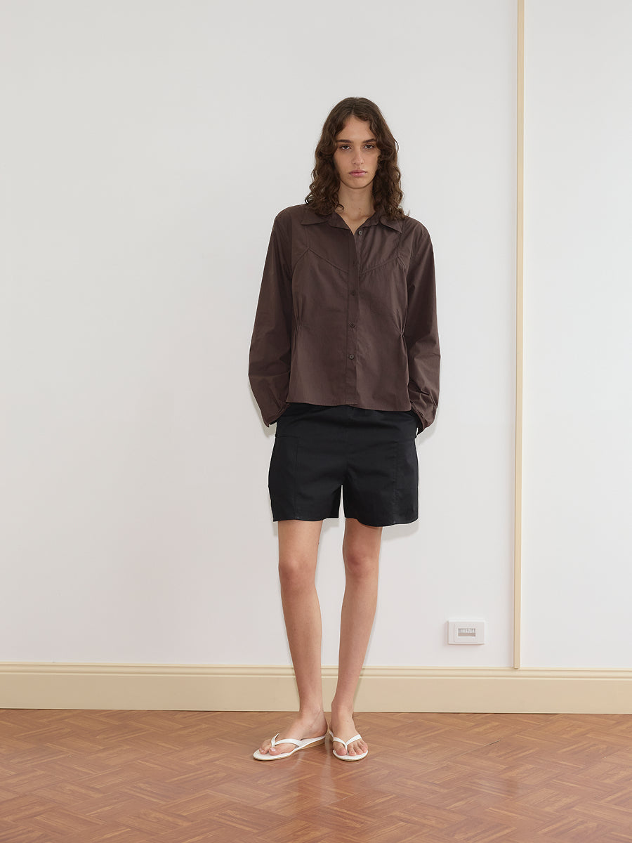 Pleat Short - Black