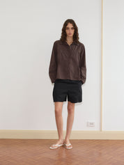 Pleat Short - Black