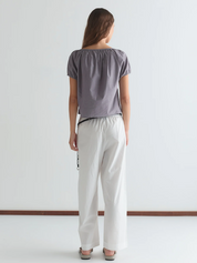 Poplin T-Shirt Currant