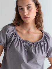 Poplin T-Shirt Currant