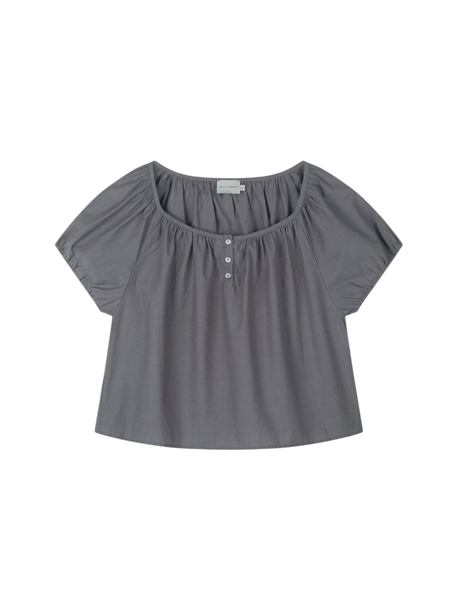 Poplin T-Shirt Currant