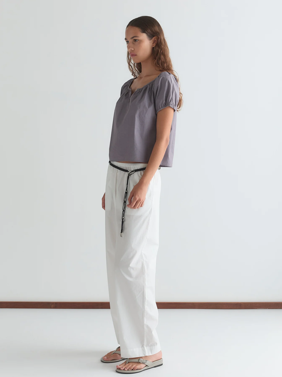 Poplin T-Shirt Currant