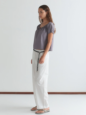 Poplin T-Shirt Currant