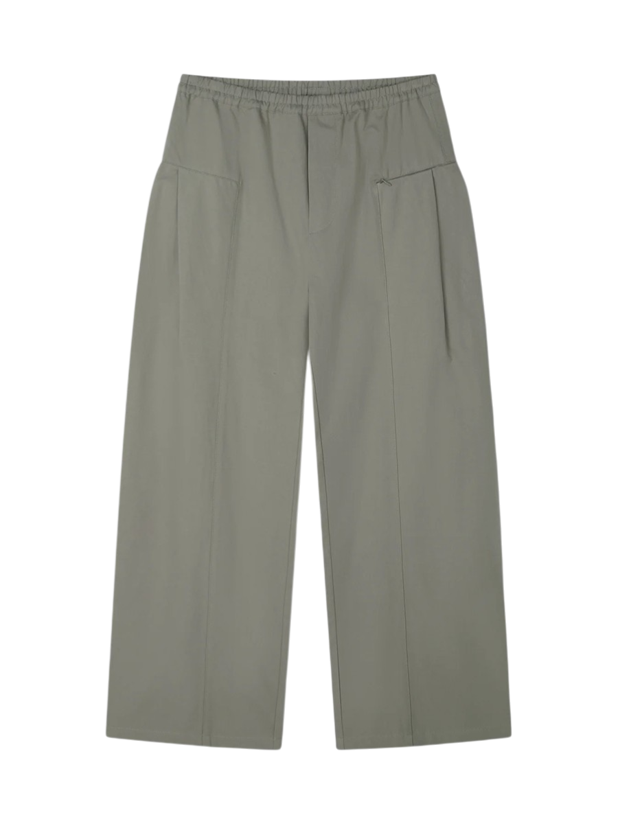 Pleat Pant - Sage Grey