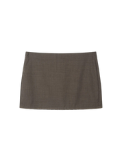 Eye Skirt - Grey Pink Stripes