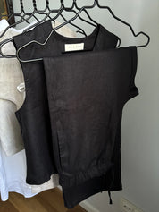 Fig & Honey Leinenhose Schwarz Hängerfoto