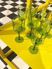 Weinglas Grün 2er-Set