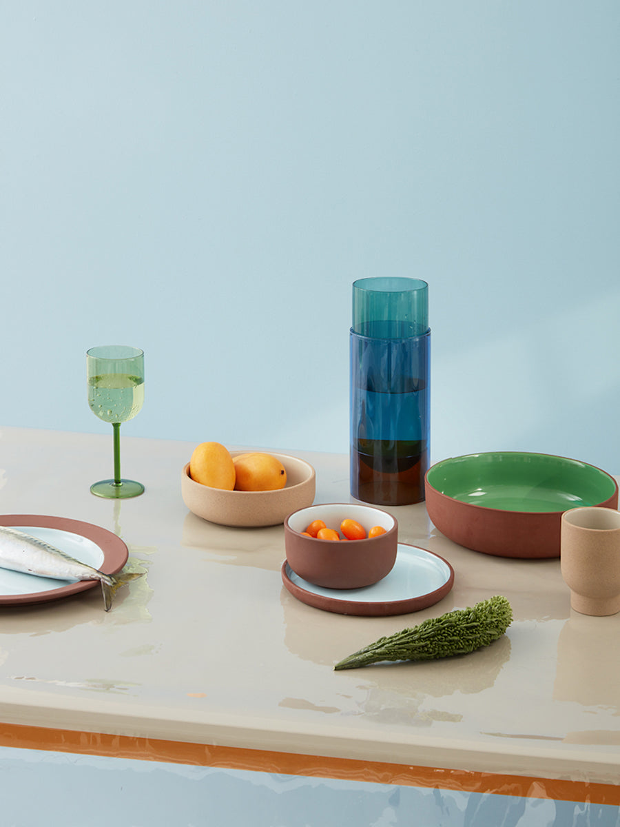 Weinglas Grün 2er-Set