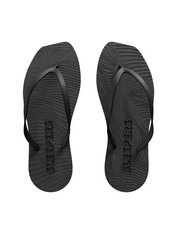 Tapered Black Flip Flops