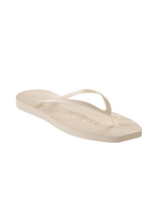 Tapered Eggnog Flip Flops
