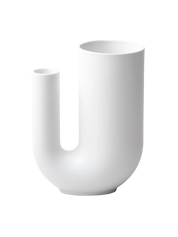Tuba Vase White