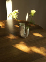 Tuba Vase White